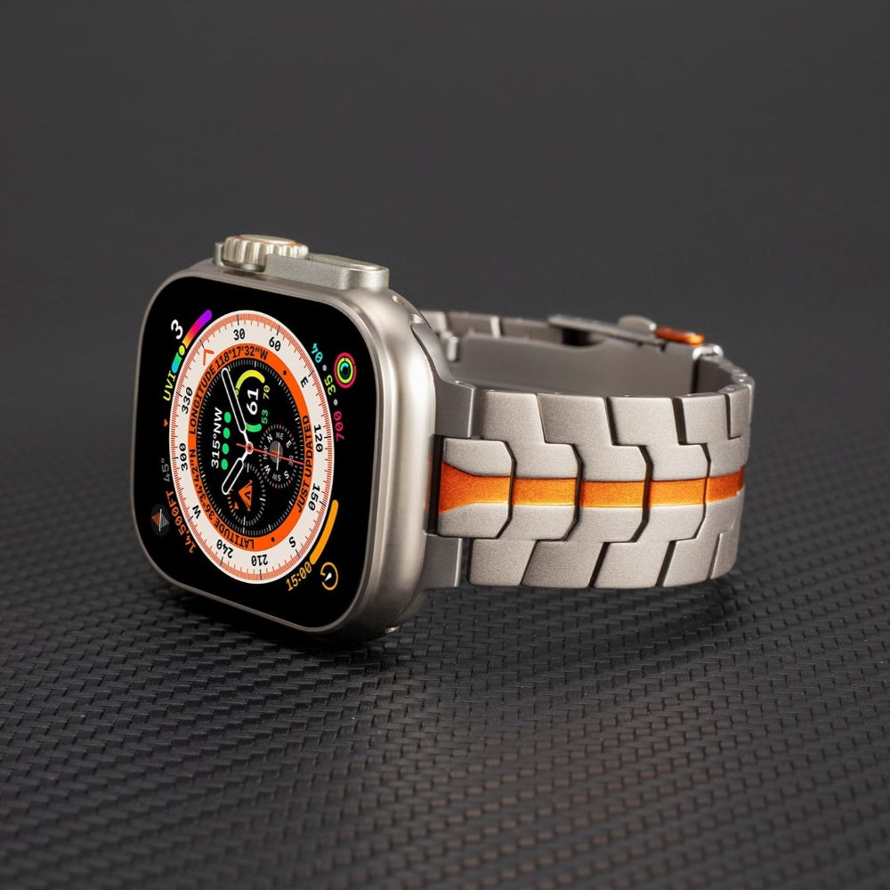 Sleek Titanium Apple Watch Band